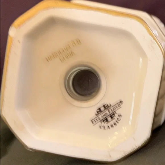 Vintage 1990’s Fitz & Floyd Salt & Pepper Shakers Snowy Woods Collection - Picture 5 of 5